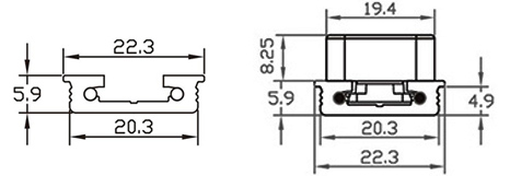 RECESSED MOUNTING DC POWER TRACK