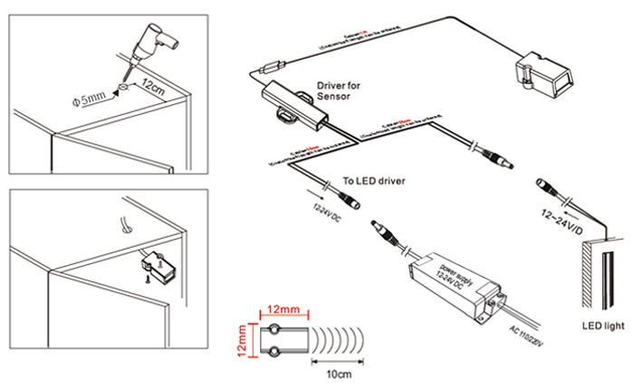 IR009B-D(Surface mounting door sensor)