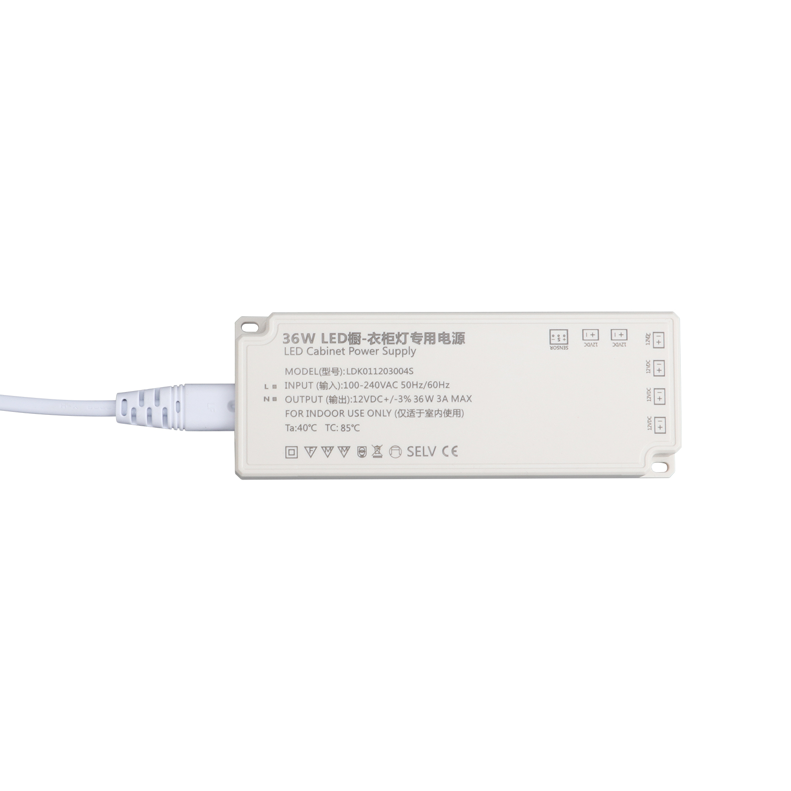 12V LED Cabinet Light Power Supply SUR-12036-CP