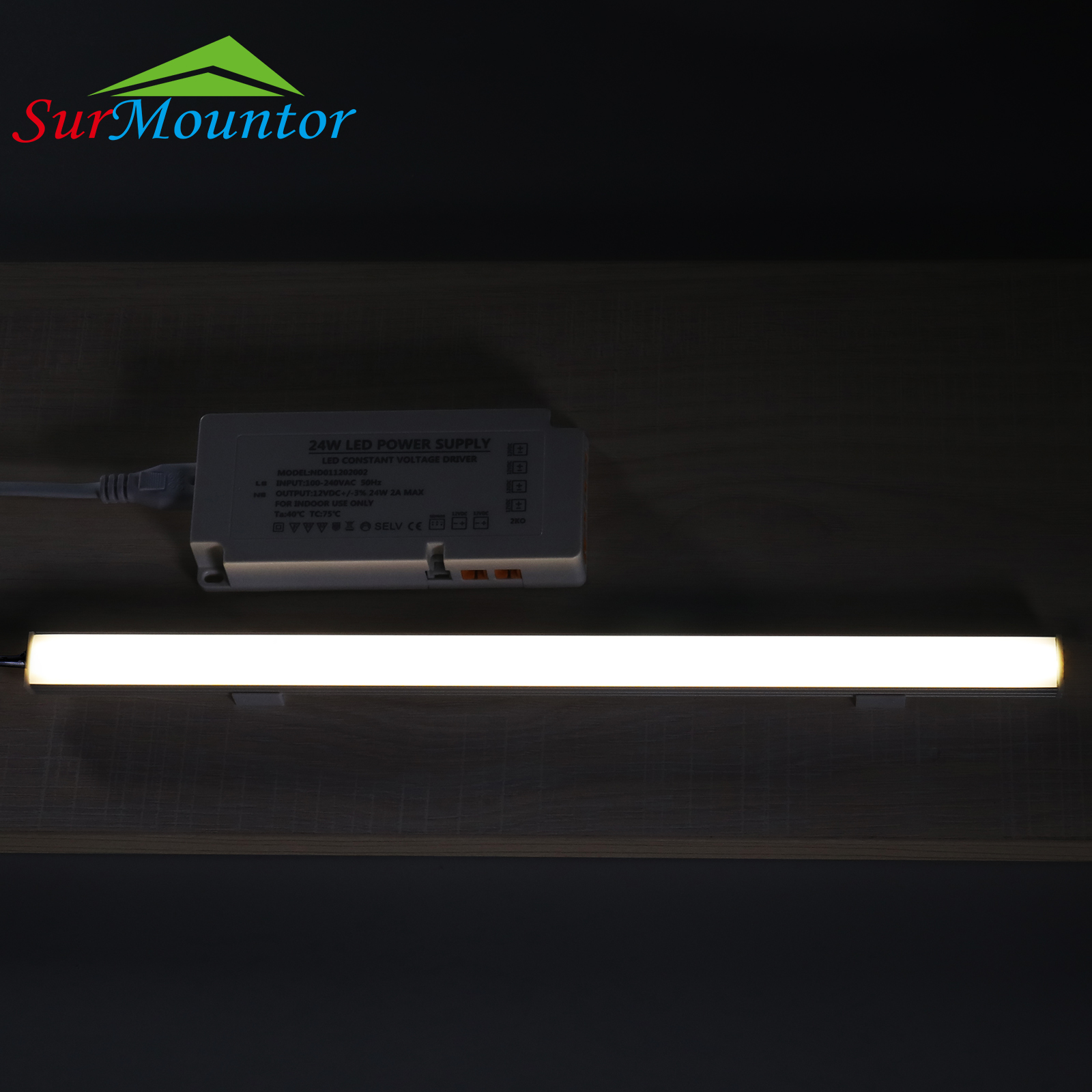 IR016 Surface/ Recessed mounting Free Cutting Linear light with Free Move Door Sensor IR Switch Series