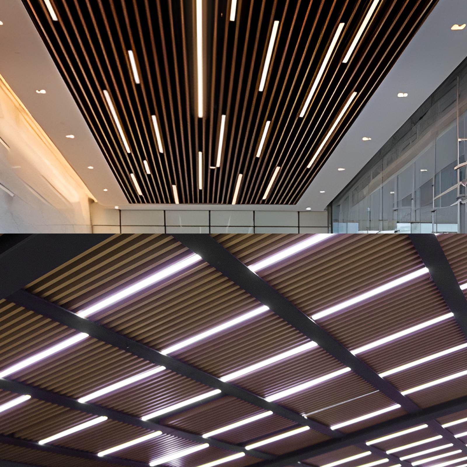 LED Linear SAPP Ceiling Light, Led Linear Light Grille Lights Fixture ...